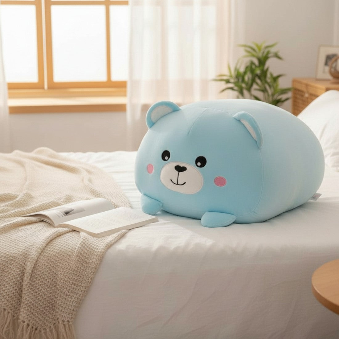 Kawaii Bären Squishy Blau 20–90 cm