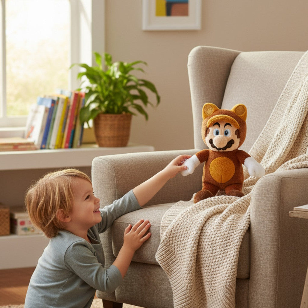 Mario Tanooki Kuscheltier 20,5 cm
