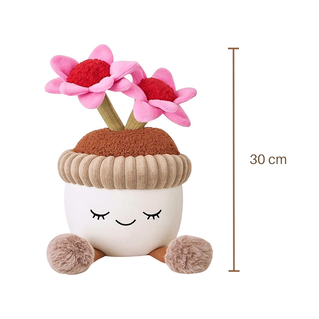 Kawaii Blumen im Topf 30 cm
