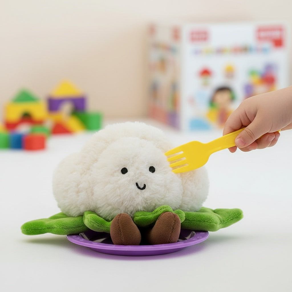 Kawaii Blumenkohl Kuscheltier