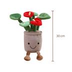Kawaii Mondblumen Pflanzen-Kuscheltier 30 cm