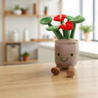 Kawaii Mondblumen Pflanzen-Kuscheltier 30 cm