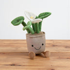 Kawaii Mondblumen Pflanzen-Kuscheltier 30 cm