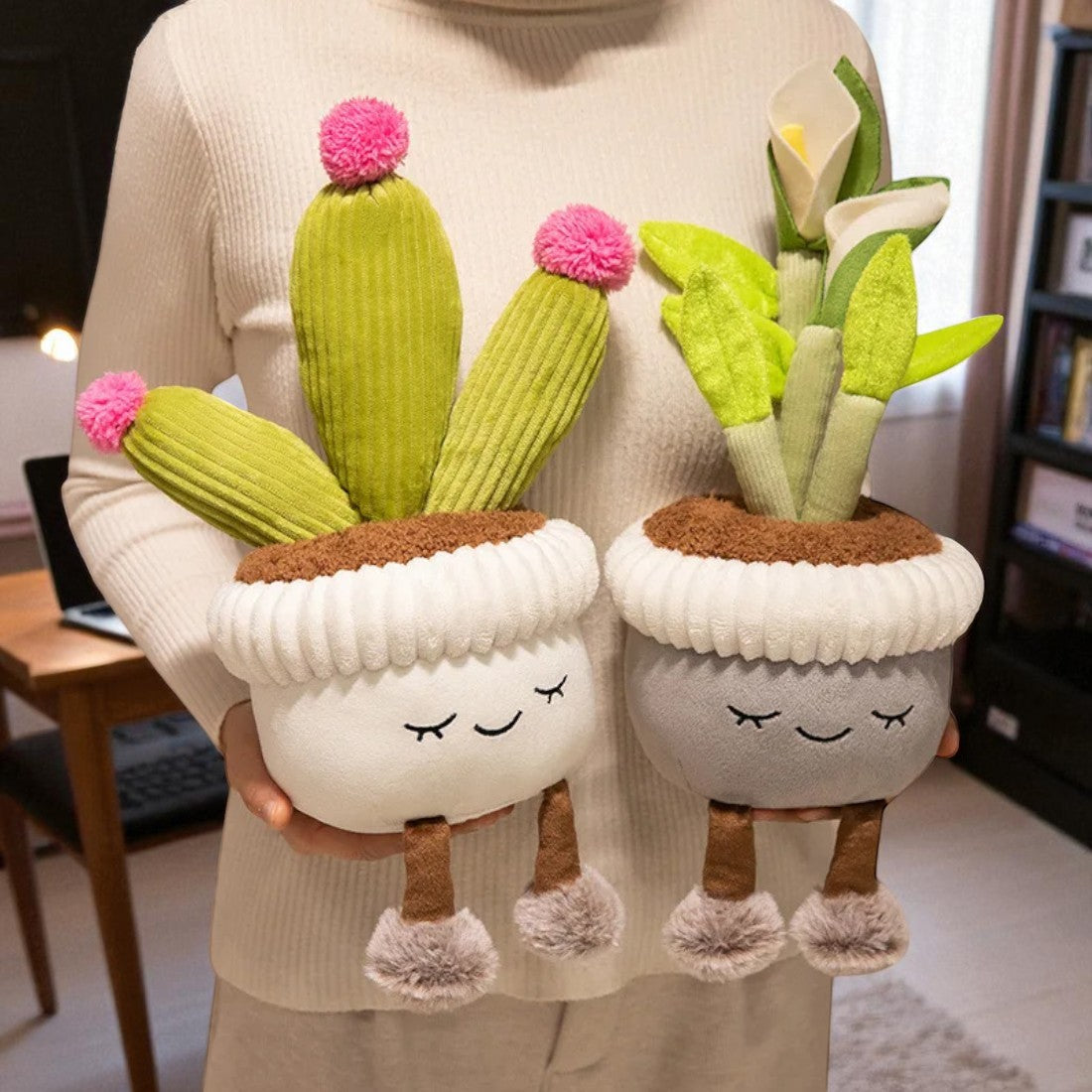 Kawaii Topfpflanzen Kuscheltier
