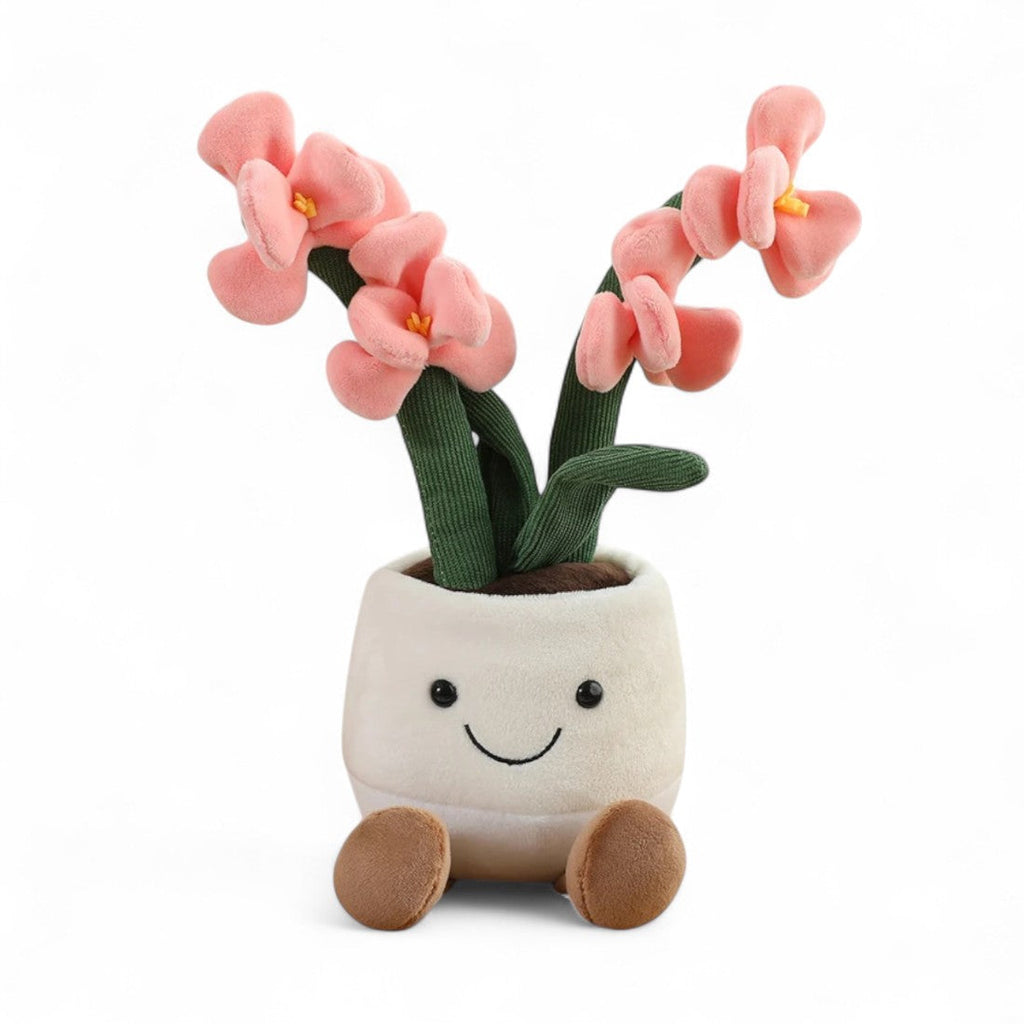 Kawaii Orchideen Pflanzen-Kuscheltier