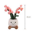 Kawaii Orchideen Pflanzen-Kuscheltier