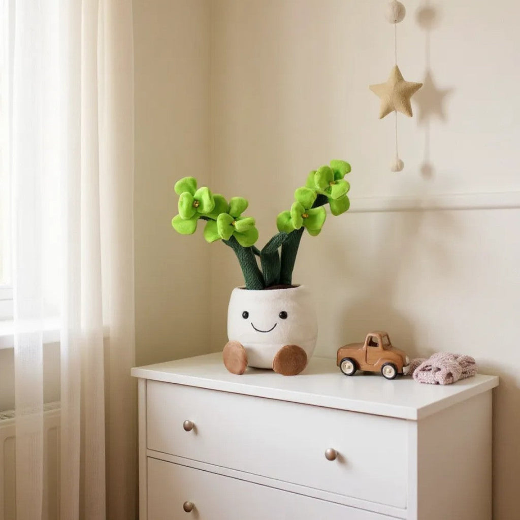 Kawaii Orchideen Pflanzen-Kuscheltier