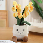 Kawaii Orchideen Pflanzen-Kuscheltier