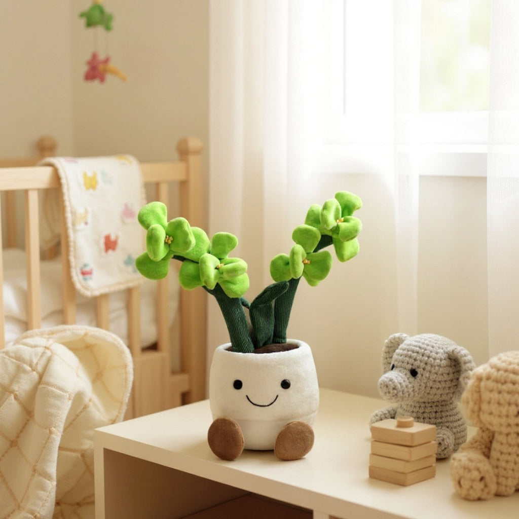 Kawaii Orchideen Pflanzen-Kuscheltier