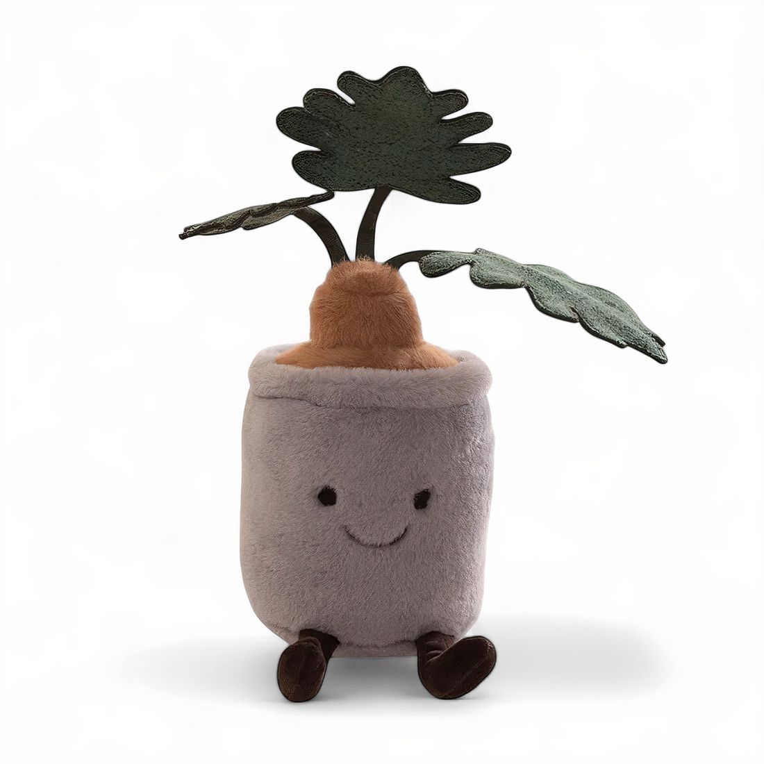 Kawaii Topfpflanzen-Kuscheltier