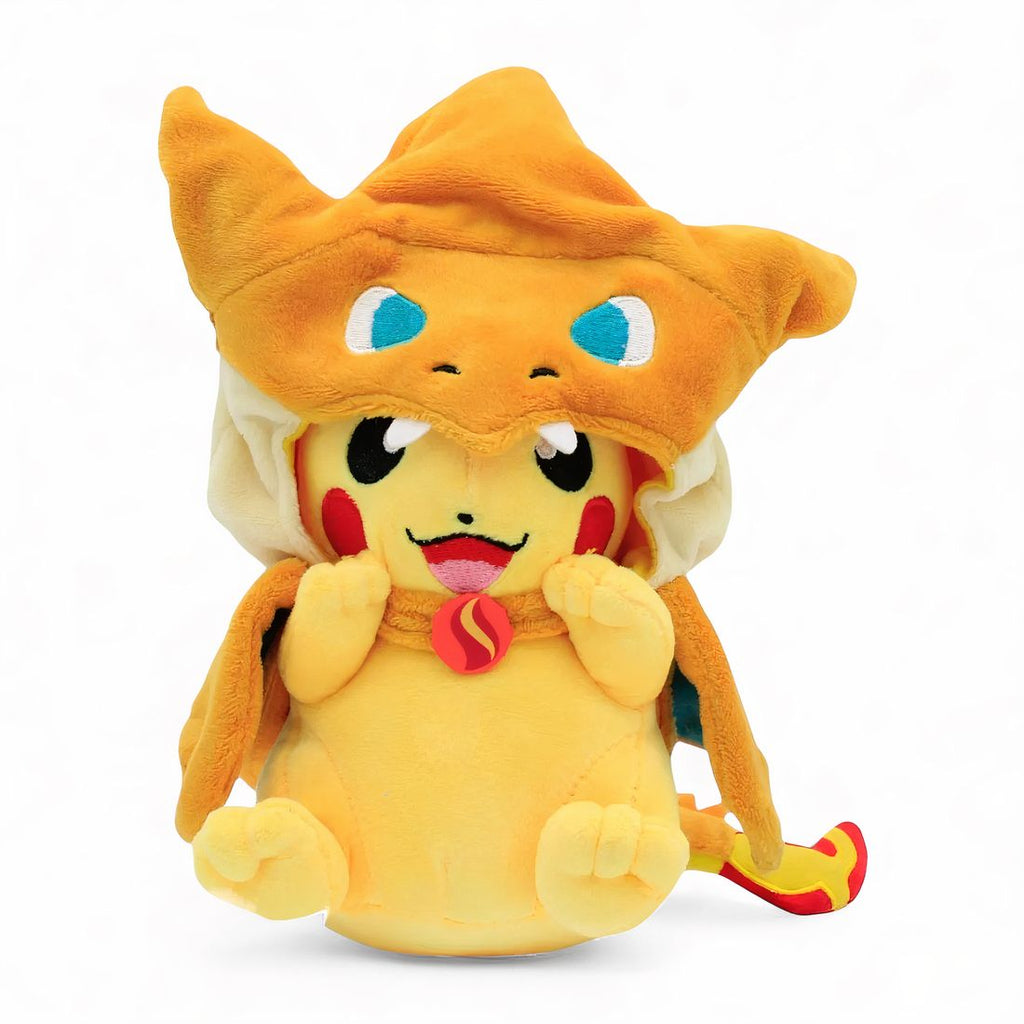 Pikachu im Glurak-Kostüm 20–25 cm