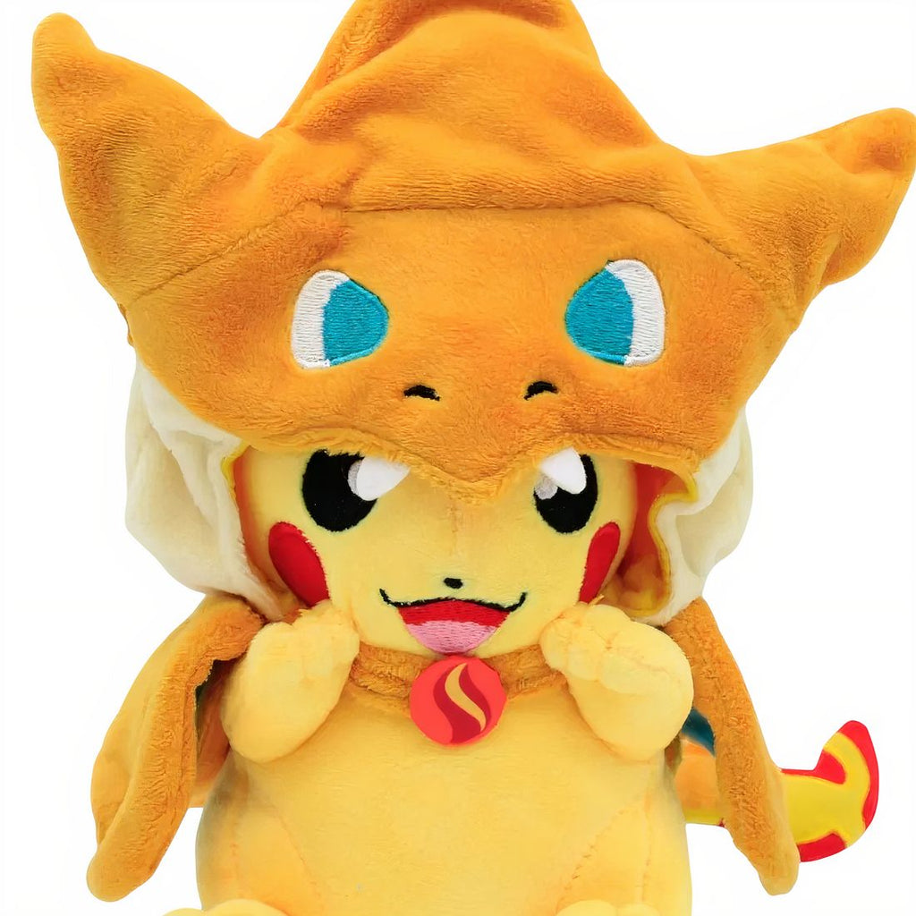 Pikachu im Glurak-Kostüm 20–25 cm