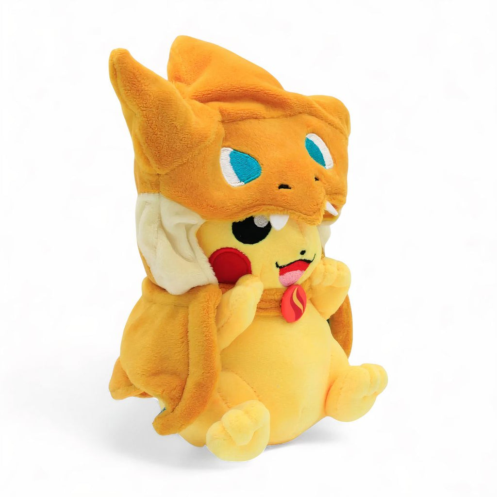 Pikachu im Glurak-Kostüm 20–25 cm