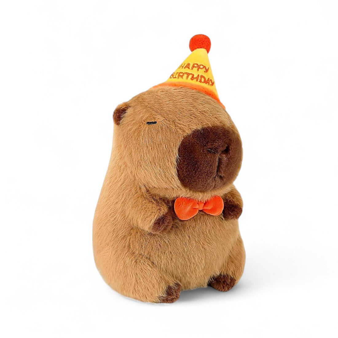 Capybara mit Partyhut 30 cm