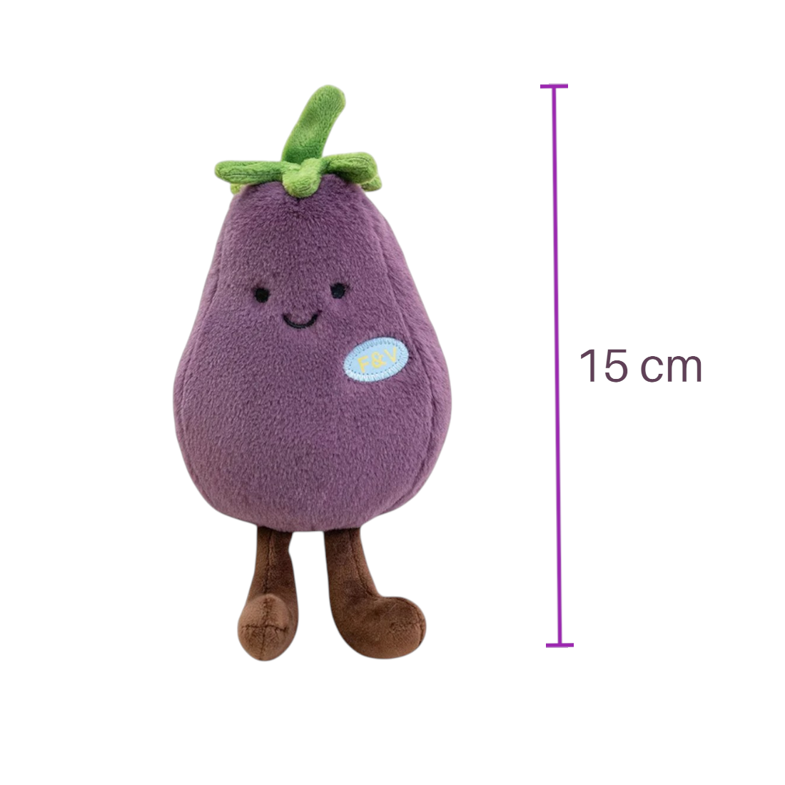 Kawaii Auberginen Kuscheltier