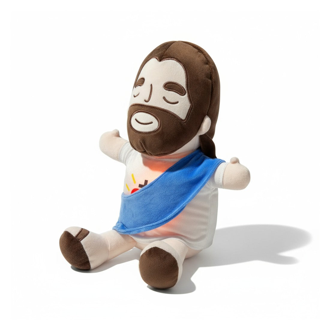 Atmendes Jesus Nachtlicht Kuscheltier 40–45 cm