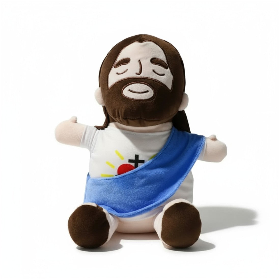 Atmendes Jesus Nachtlicht Kuscheltier 40–45 cm