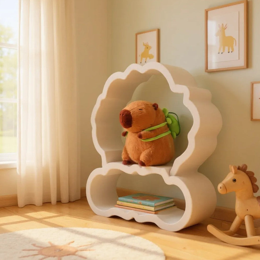 Capybara mit Schildkröten-Rucksack 30 cm