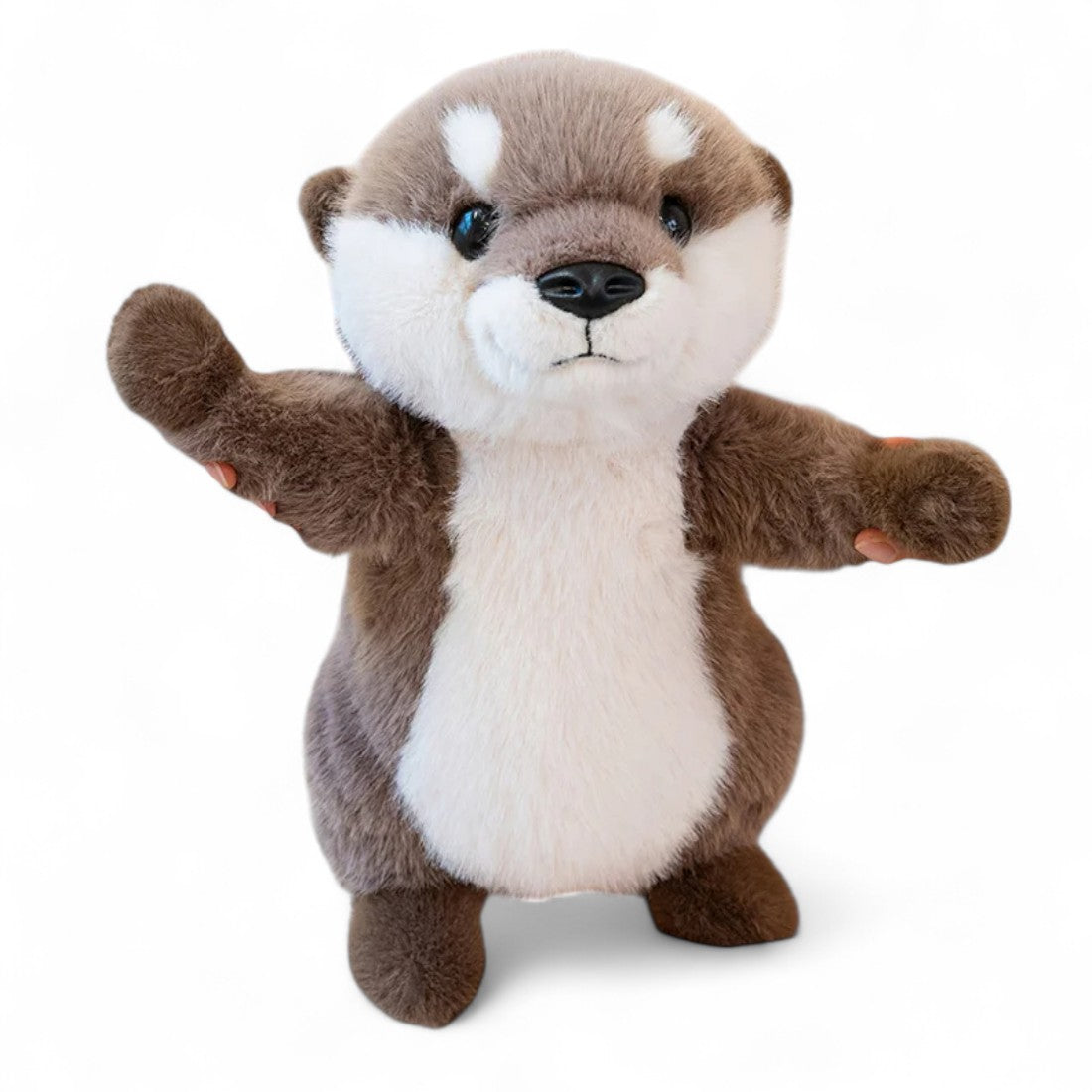 Otter Kuscheltier Braun-Weiß 25–35 cm