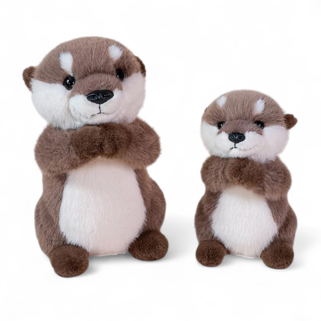 Otter Kuscheltier Braun-Weiß 25–35 cm