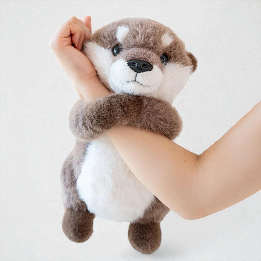 Otter Kuscheltier Braun-Weiß 25–35 cm