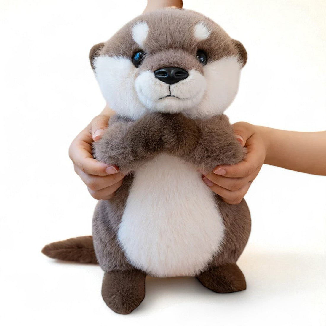 Otter Kuscheltier Braun-Weiß 25–35 cm