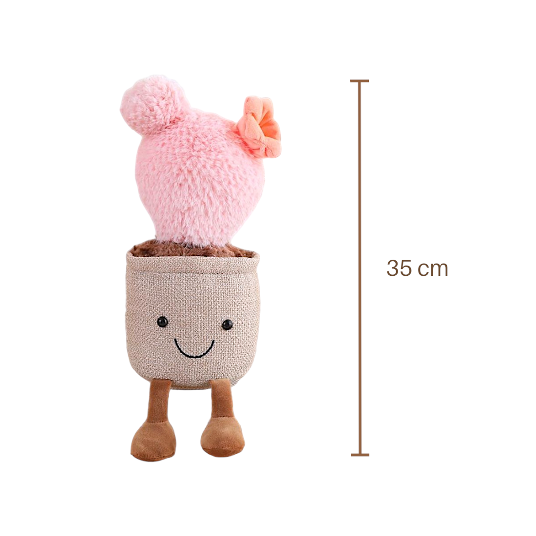 Kawaii Blütenkaktus Kuscheltier