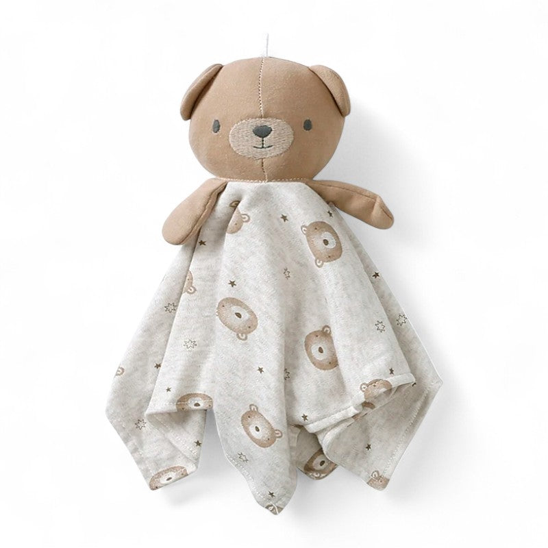 Baby Schmusetuch mit Bärenkopf