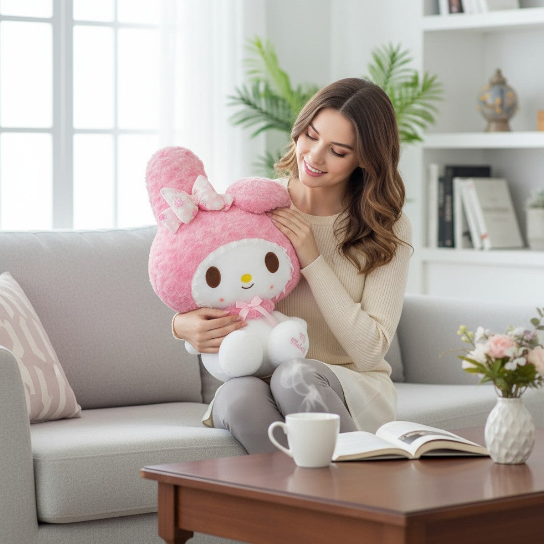 Hello Kitty & My Melody Kuscheltier Rosa 35–65 cm