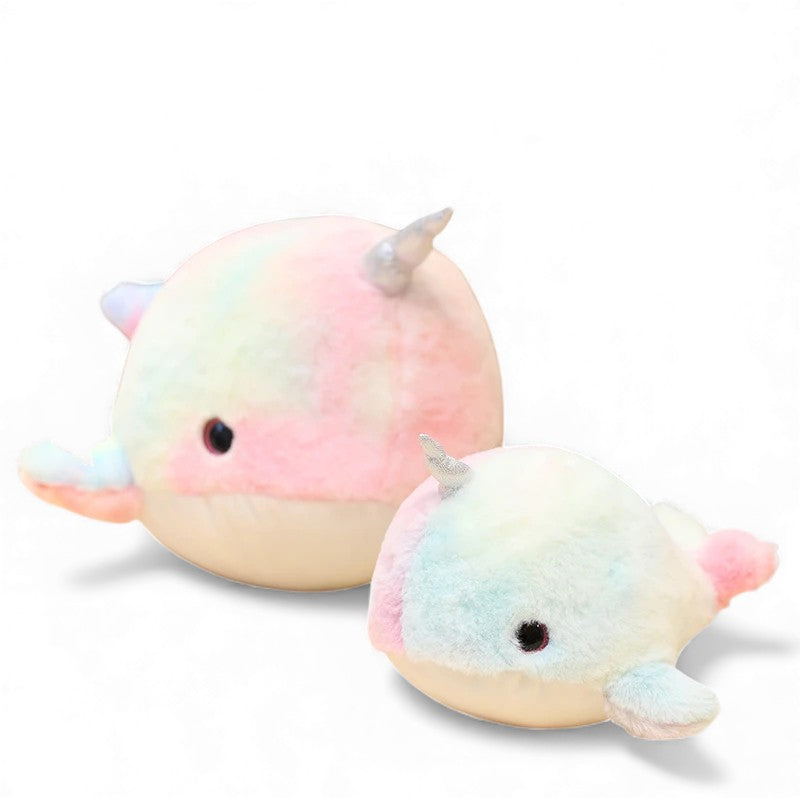 Pastell Narwal Kuscheltier 28–75 cm