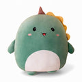 Rundes Dinosaurier Kuschelkissen Grün 40–45 cm