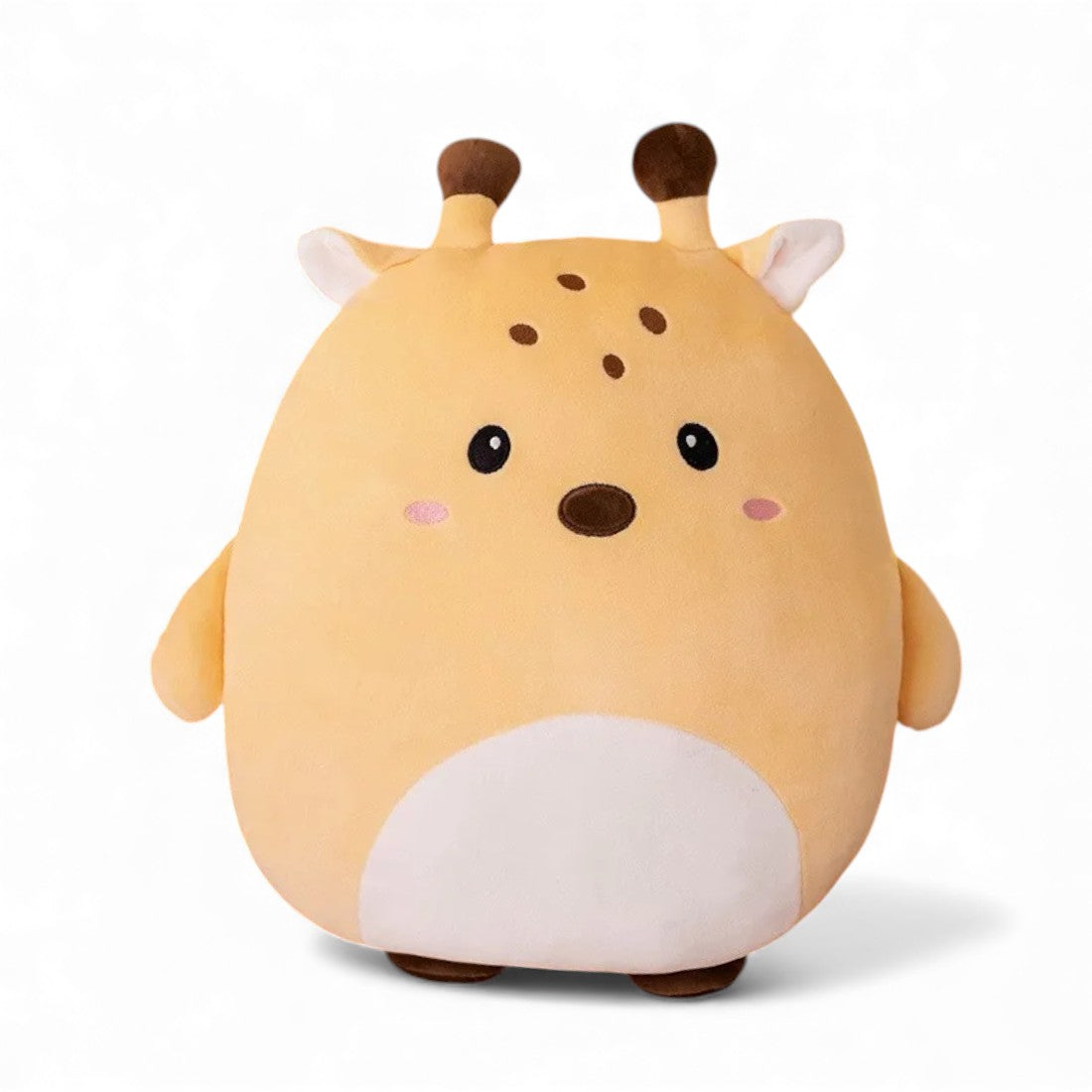Beige Giraffen Squishy Kuschelkissen 40–45 cm