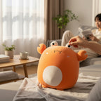 Kawaii Krabben Kuschelkissen 40–45 cm