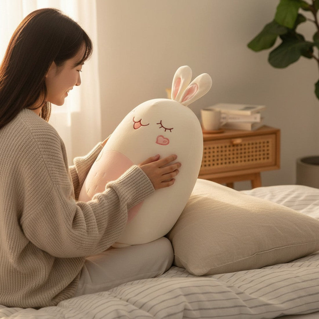 Riesen Hasen Squishy Kuschelkissen 45–50 cm