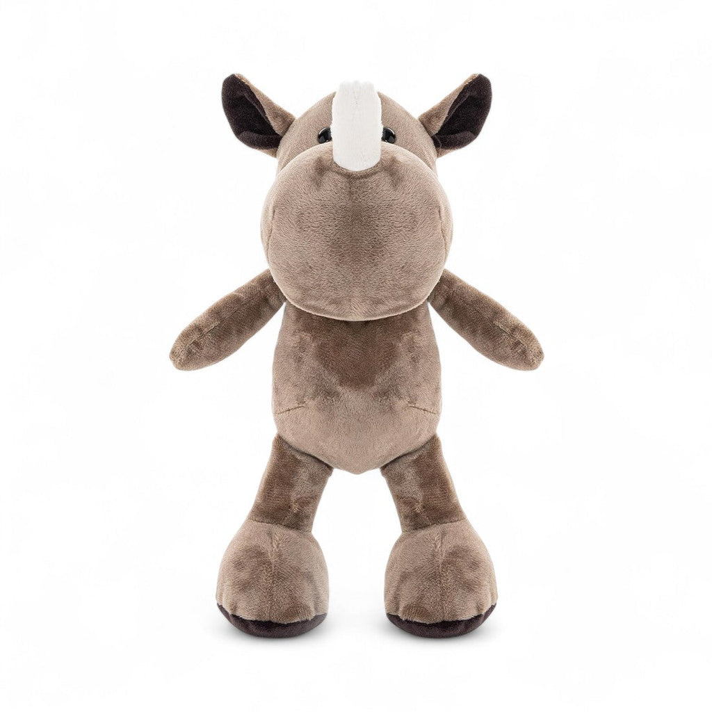 Nashorn Kuscheltier Grau-Braun 25–30 cm