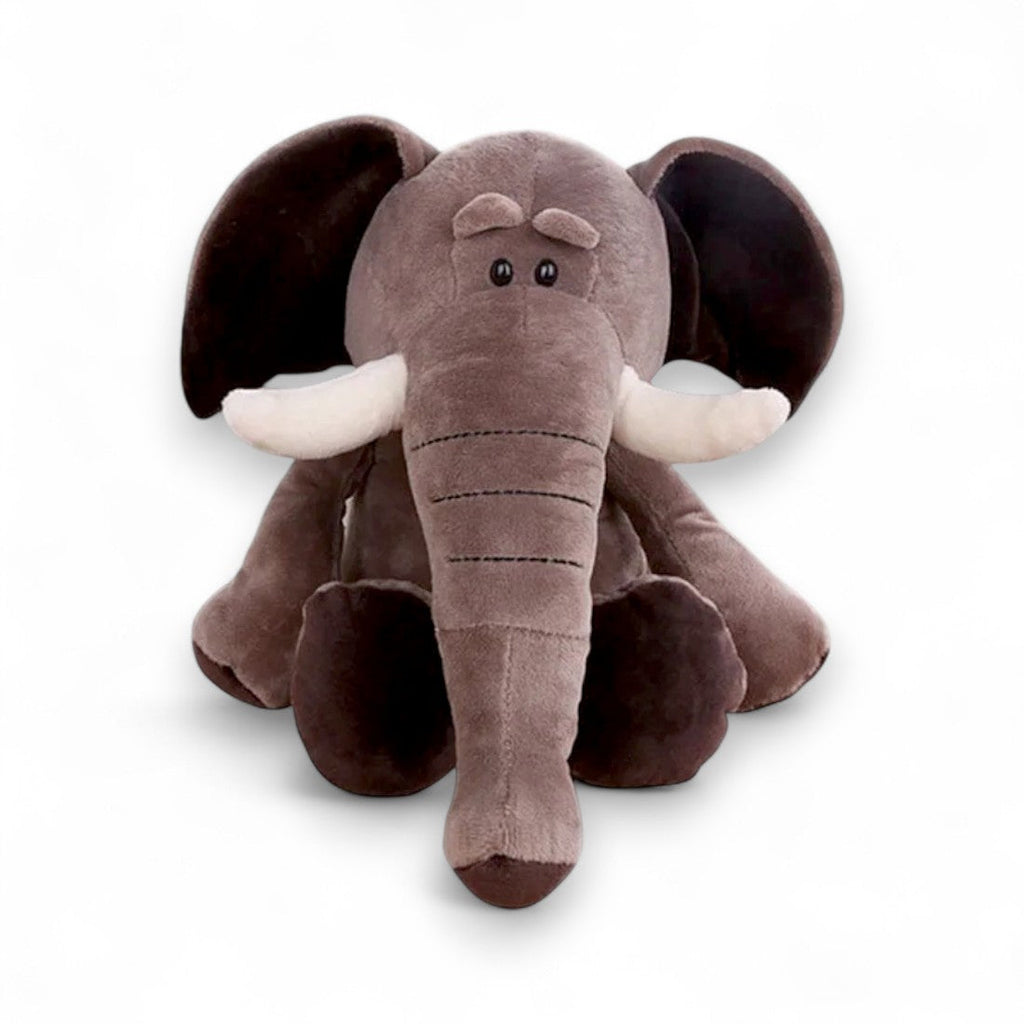 Braun-Beiges Elefanten Kuscheltier 25–30 cm