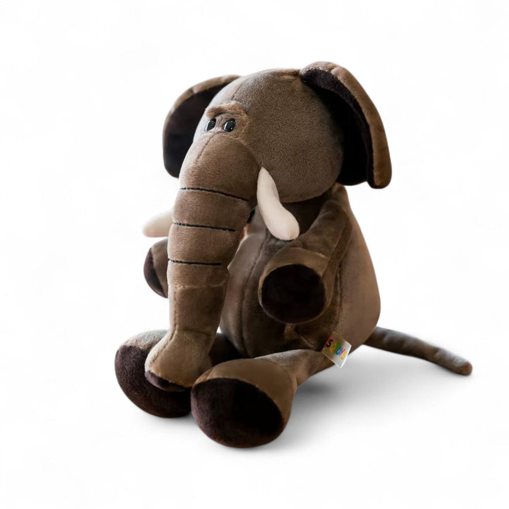 Braun-Beiges Elefanten Kuscheltier 25–30 cm