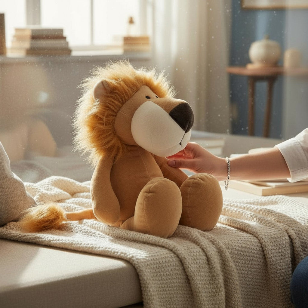 Weiches Löwen Kuscheltier 25–30 cm