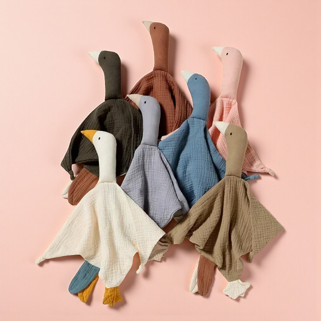 Baby Gänse Schmusetuch 45–50 cm