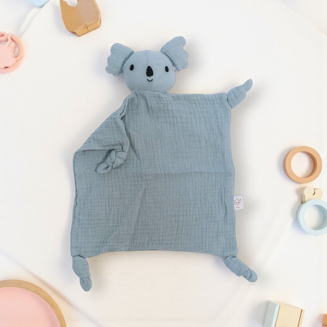 Koala Schmusetuch Blau 25–30 cm