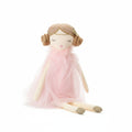 Ballerina Stoffpuppe mit Dutt 50 cm