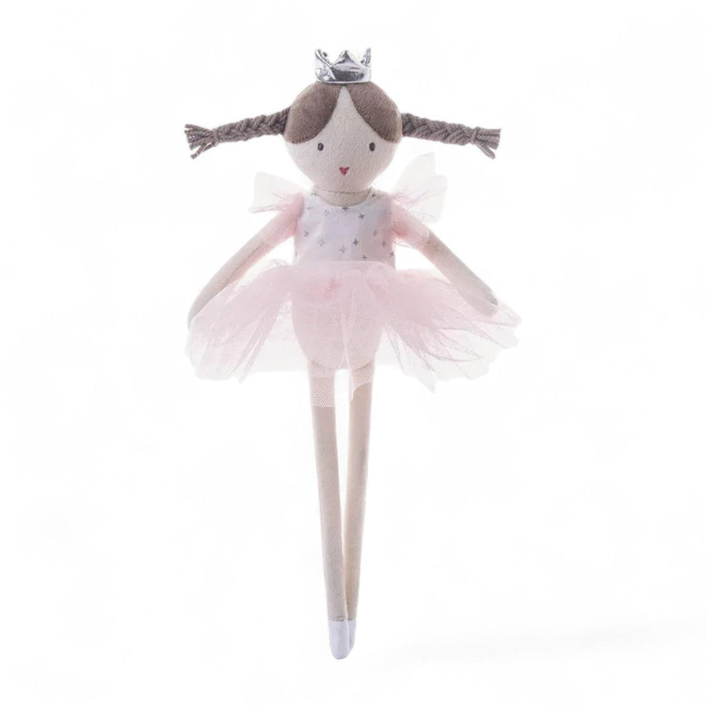 Ballerina Stoffpuppe mit Tutu 30–35 cm