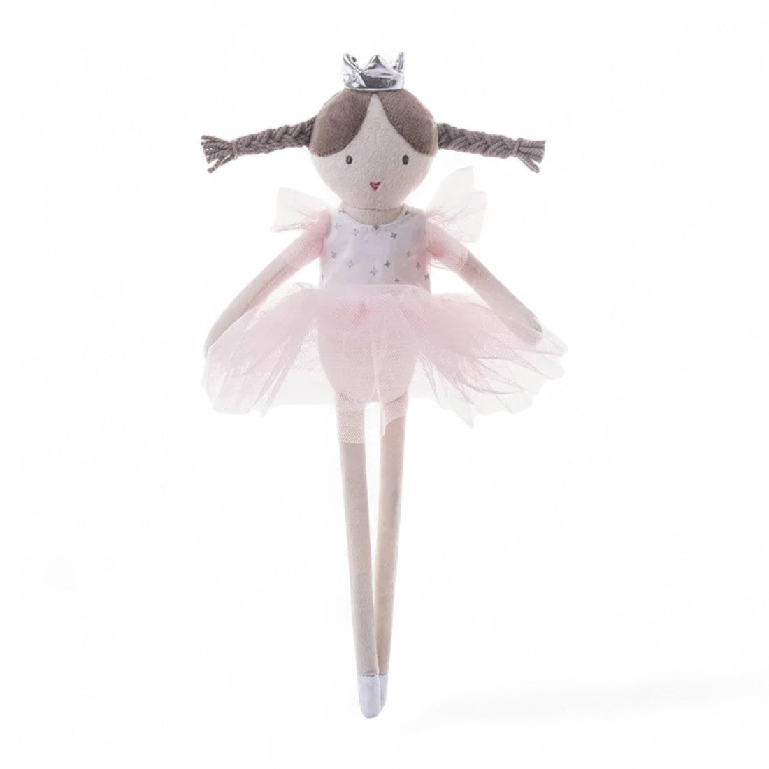 Ballerina Stoffpuppe mit Tutu 30–35 cm