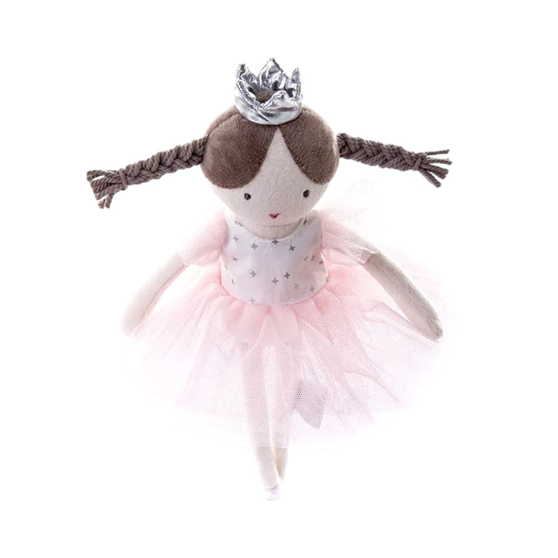 Ballerina Stoffpuppe mit Tutu 30–35 cm