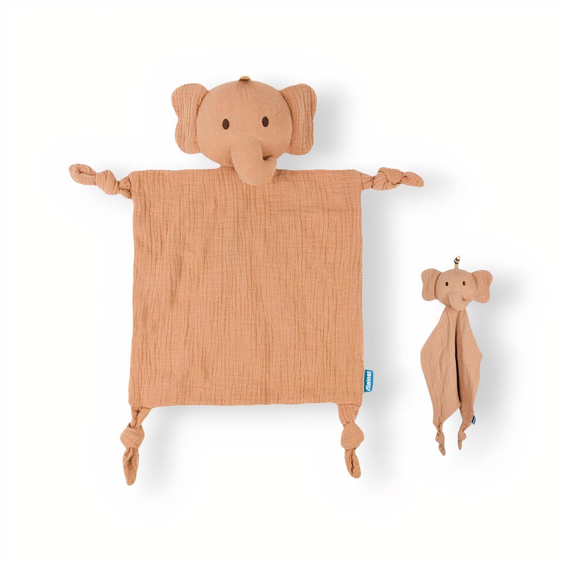 Elefanten Schmusetuch Beige 25–30 cm