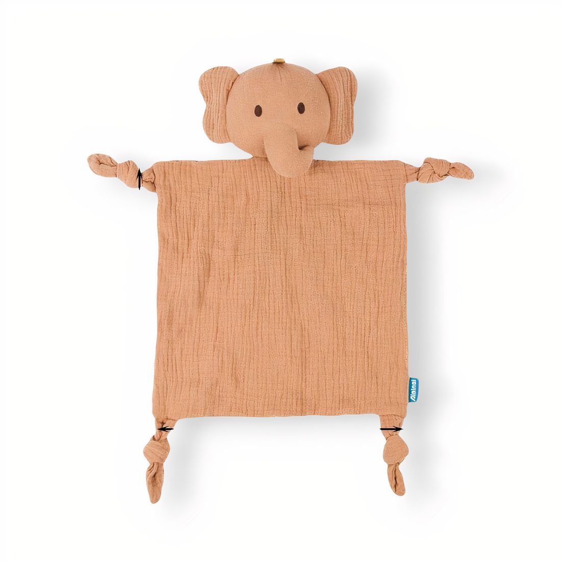 Elefanten Schmusetuch Beige 25–30 cm