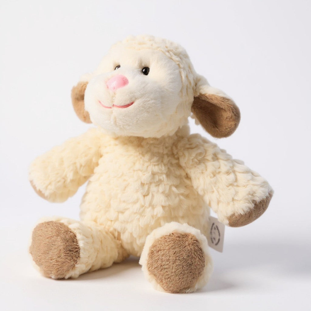 Schaf Kuscheltier mit Lockenfell 30–35 cm