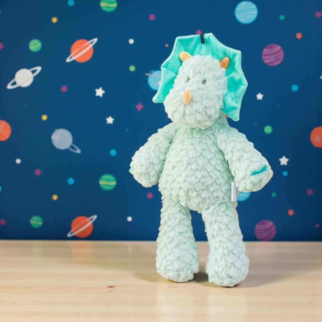 Blaues Triceratops Kuscheltier 35–40 cm