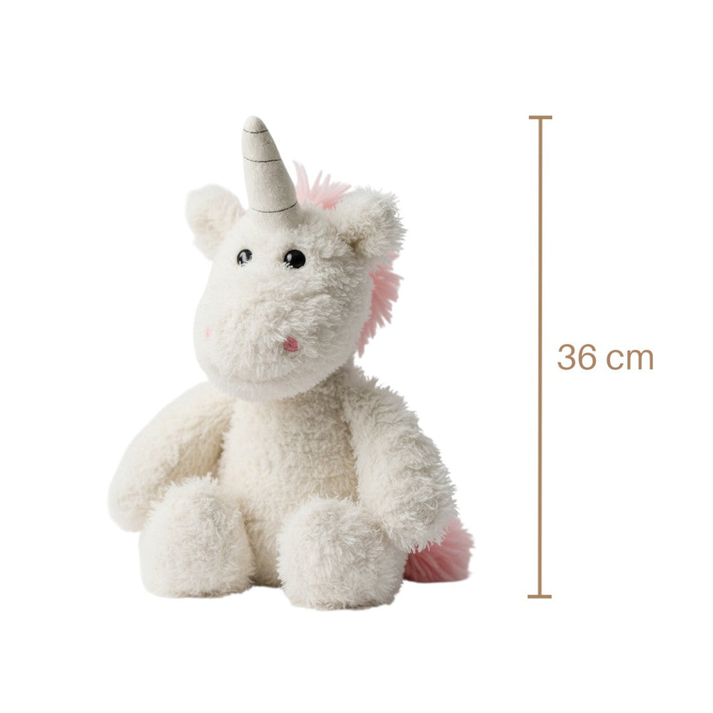 Weißes Einhorn Kuscheltier 35–40 cm