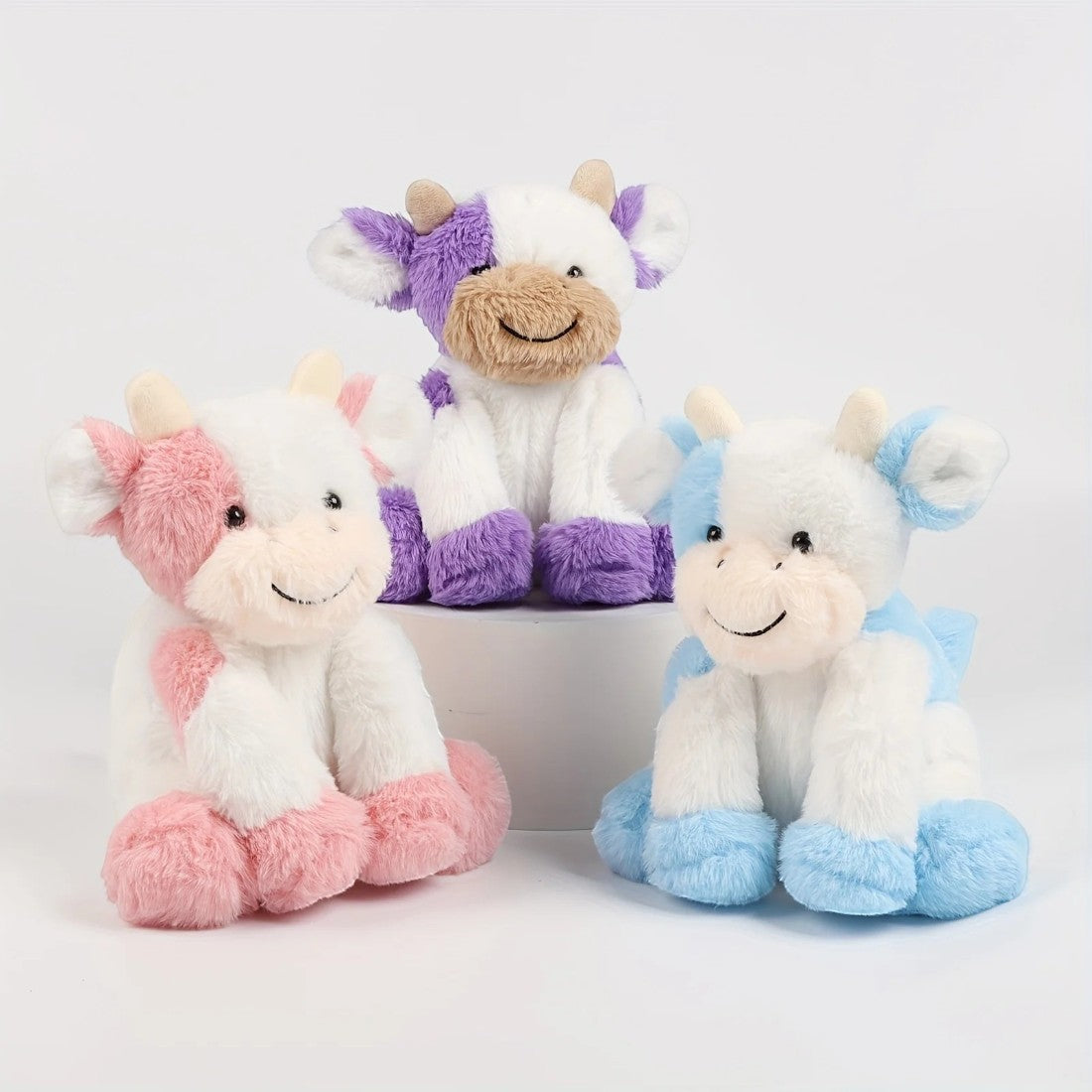 Bunte Kuh Kuscheltier 15–20 cm